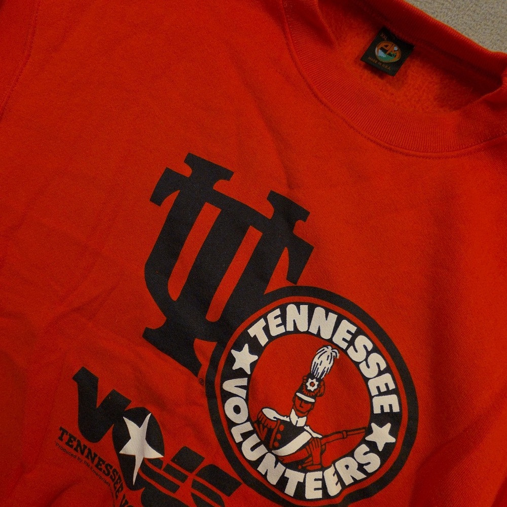 PM Enterprises Sweatshirt Mens XXL Orange Tennessee Volunteers Vintage Skater